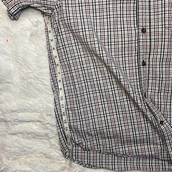 Carhartt Men's Relaxed Fit Lightweight Short Sleeve Plaid Shirt - Picture 6 of 8